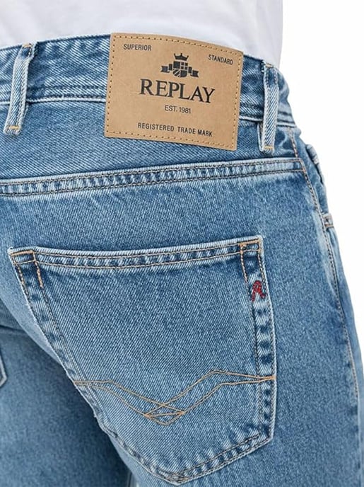 Herren Medium Blaue Grover Jeans - Image 3