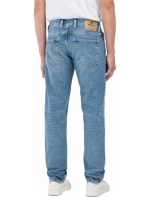 Herren Medium Blaue Grover Jeans - Image 4