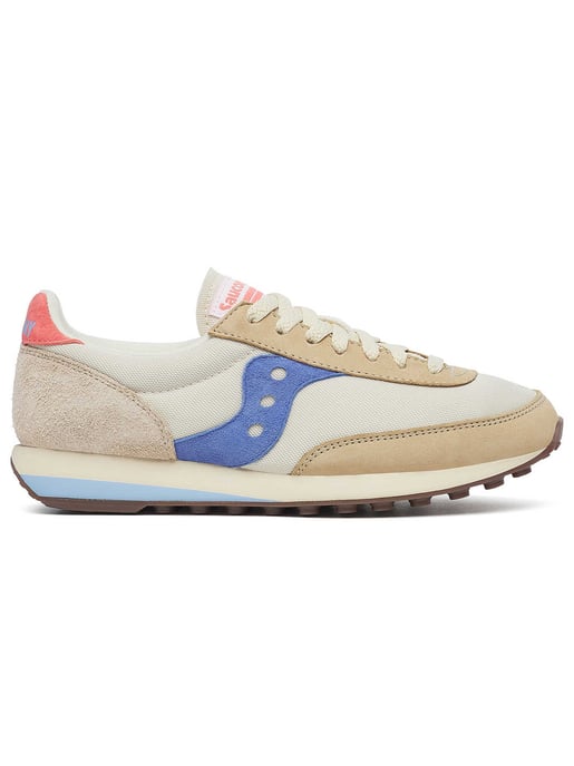 Damen Creme Blaue Trainer 80 Trainer - Image 2