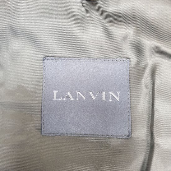 Lanvin Blazer aus marineblauer Baumwolle - Image 3
