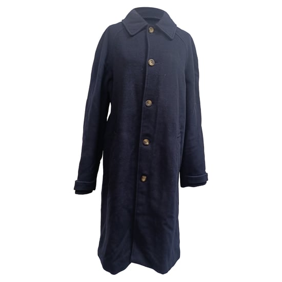 A.P.C. Ethan Mantel aus marineblauer Wolle - Image 1