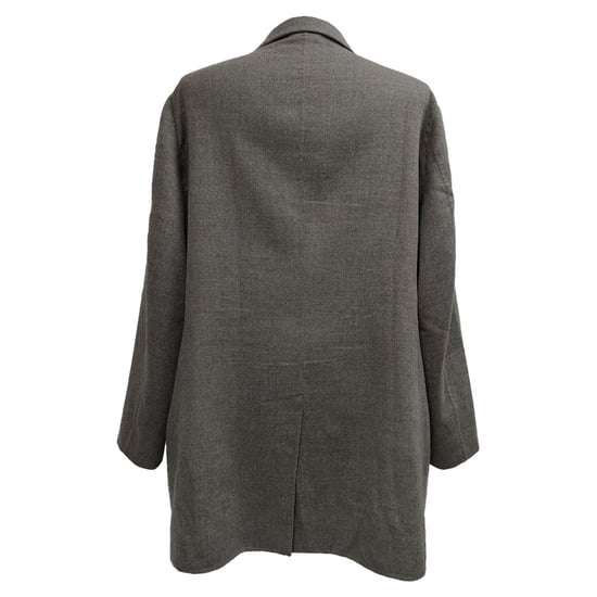 Loro Piana langer Mantel aus grauem Kaschmir - Image 3