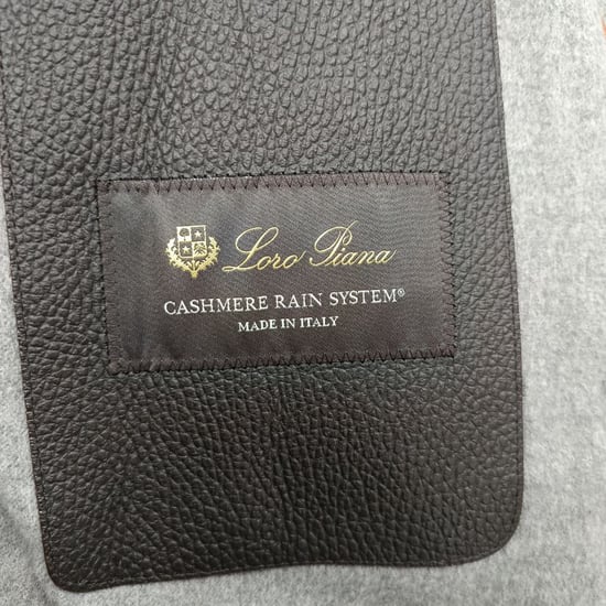 Loro Piana langer Mantel aus grauem Kaschmir - Image 4