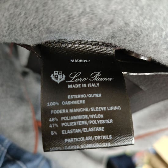 Loro Piana langer Mantel aus grauem Kaschmir - Image 5