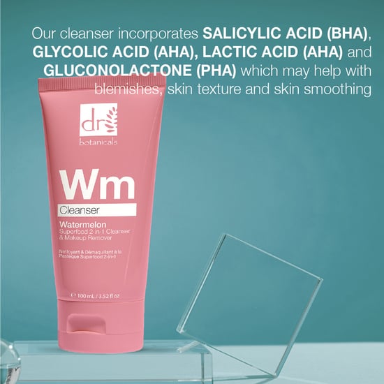 Wassermelone 2-in-1 Reiniger & Make-up Entferner mit Glycolsäure, Salicylsäure und Milchsäure 100ml - Image 4