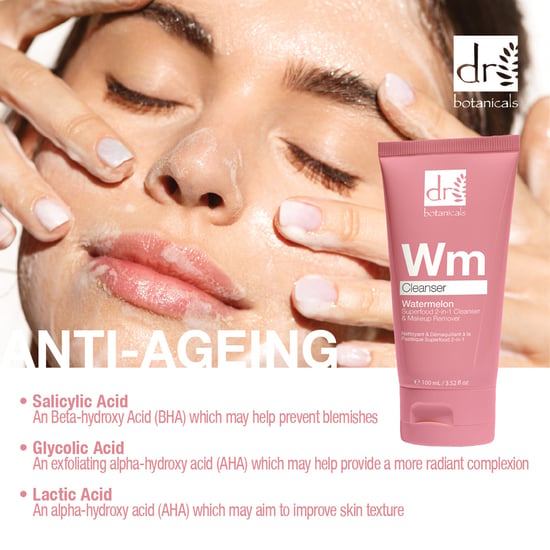 Wassermelone 2-in-1 Reiniger & Make-up Entferner mit Glycolsäure, Salicylsäure und Milchsäure 100ml - Image 5