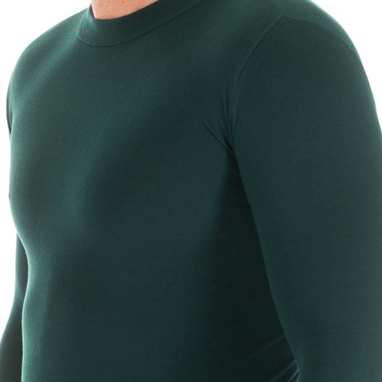 Langärmliges Herren-T-Shirt mit halbhohem Kragen 1625-H - Image 2