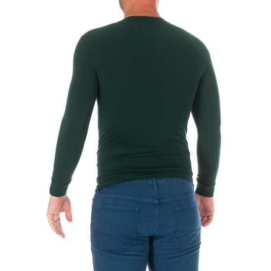 Langärmliges Herren-T-Shirt mit halbhohem Kragen 1625-H - Image 3