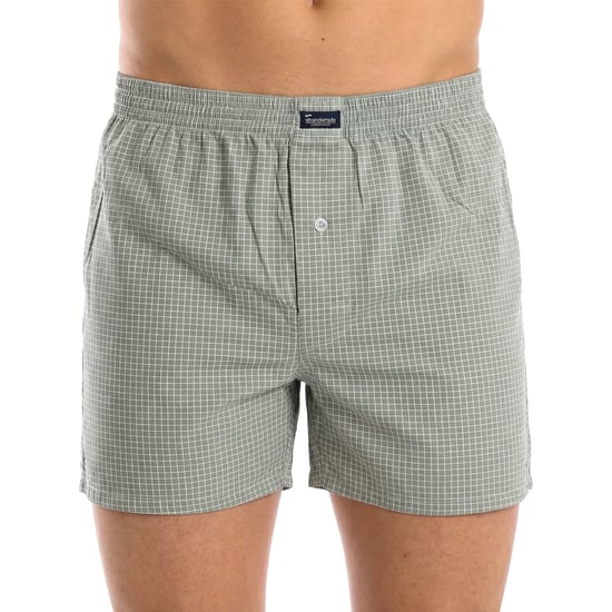 Packung mit 2 essential Baumwoll-Herrenboxershorts mit elastischem Bund A0100 - Image 5