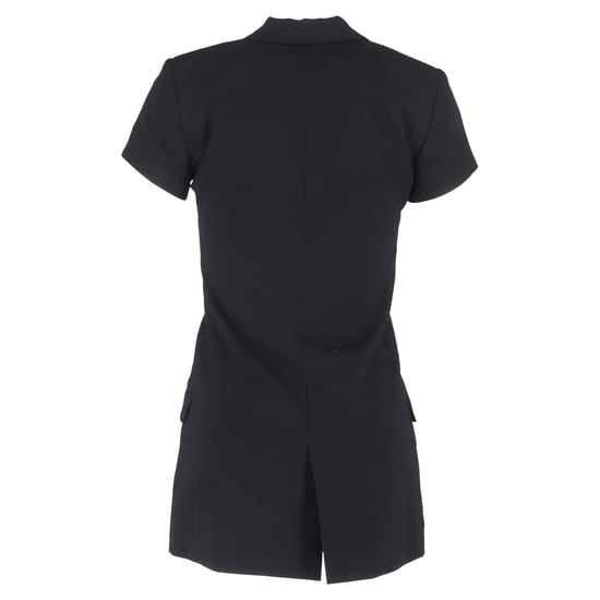 Totême Einreiher-Blazer mit kurzen Ärmeln aus schwarzer Wolle - Image 3