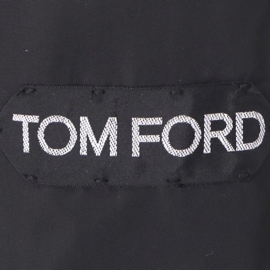 Tom Ford Daunenjacke mit lasierenden Besätzen aus schwarzem Polyamid - Image 5