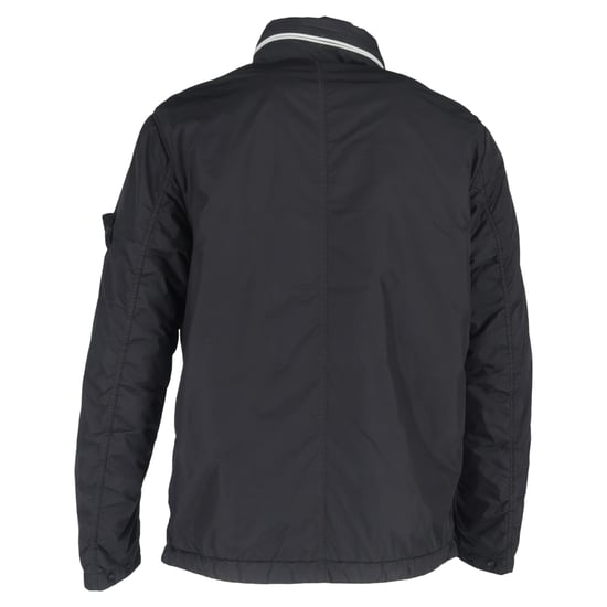Stone Island Hidden Hood Jacke aus schwarzem Nylon - Image 3
