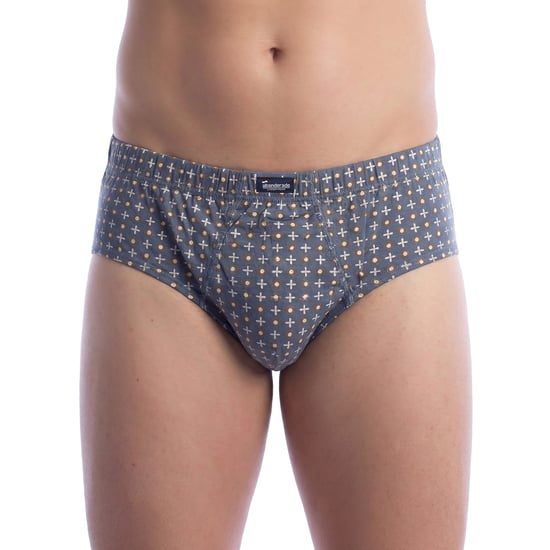 3er-Pack Herren Essenzielle Bedruckte Slips mit Öffnung A0090 - Image 5