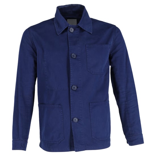 Sandro Paris Overshirt aus blauer Baumwolle - Image 1