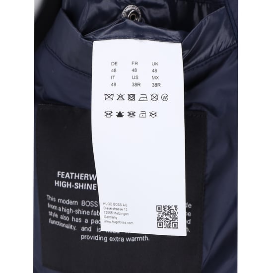 Boss Hugo Boss – Steppjacke aus marineblauem Nylon - Image 6
