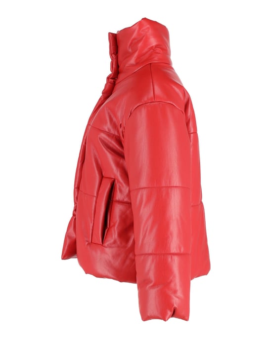 Nanushka Hide Steppjacke aus rotem Okobor-Kunstleder - Image 2