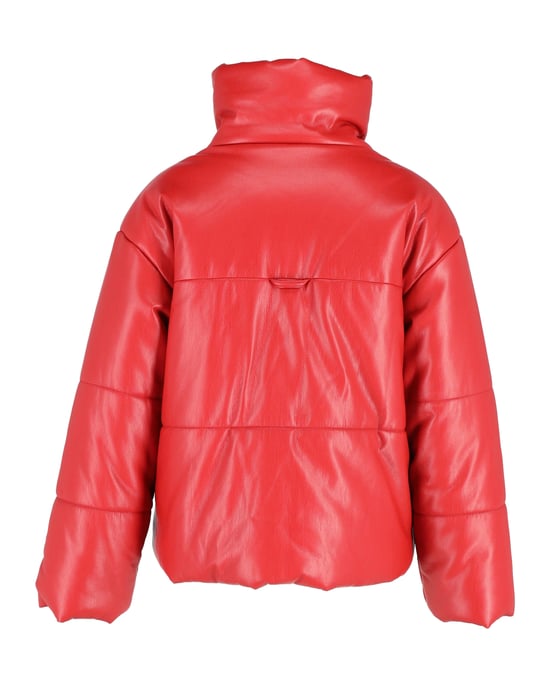 Nanushka Hide Steppjacke aus rotem Okobor-Kunstleder - Image 3