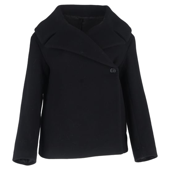 Totemé-Wickeljacke aus schwarzem Wollmischgewebe - Image 1