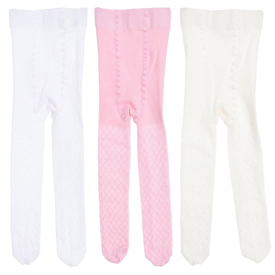 3er-Pack dehnbarer Baumwollstrumpfhosen 85386 für Babys - Image 1