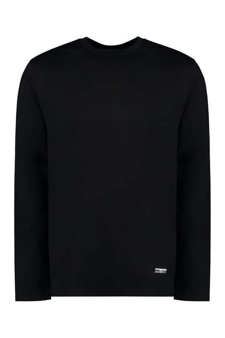 Schwarzes Baumwoll-T-Shirt - Image 1