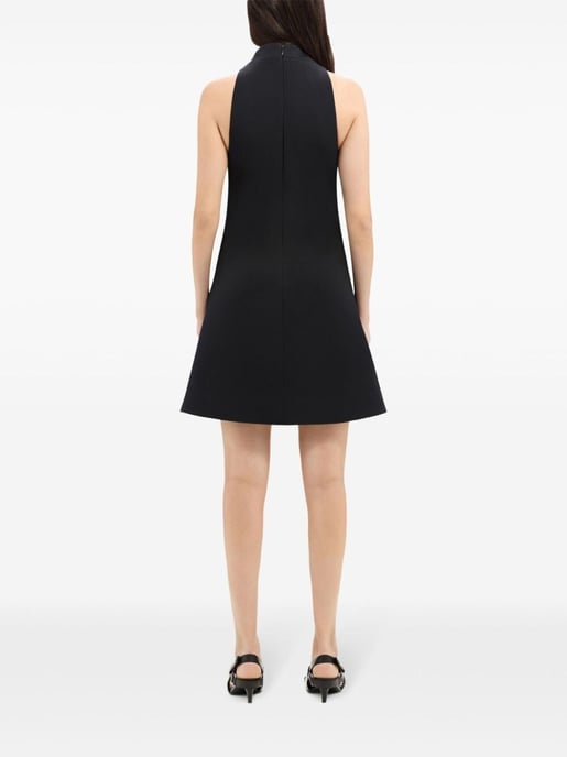 Schwarzes Twillkleid - Image 2