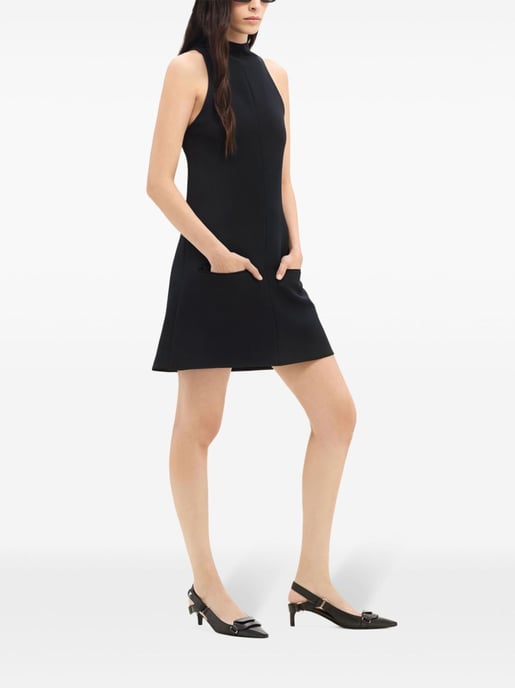 Schwarzes Twillkleid - Image 3