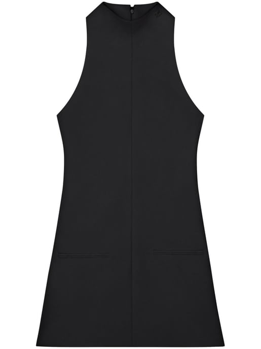 Schwarzes Twillkleid - Image 4