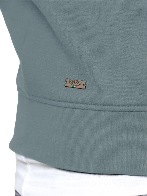 Enzo Milano | Herren Trainingsanzug mit Half-Zip Sweatshirt - Image 6
