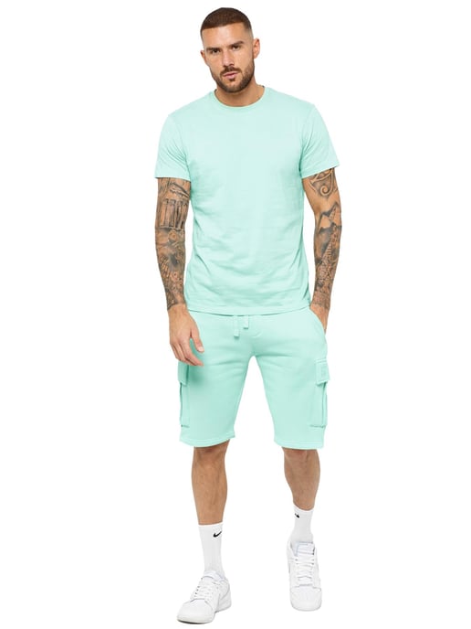 Enzo | Herren T-Shirt-Trainingsanzug mit Shorts-Set - Image 4