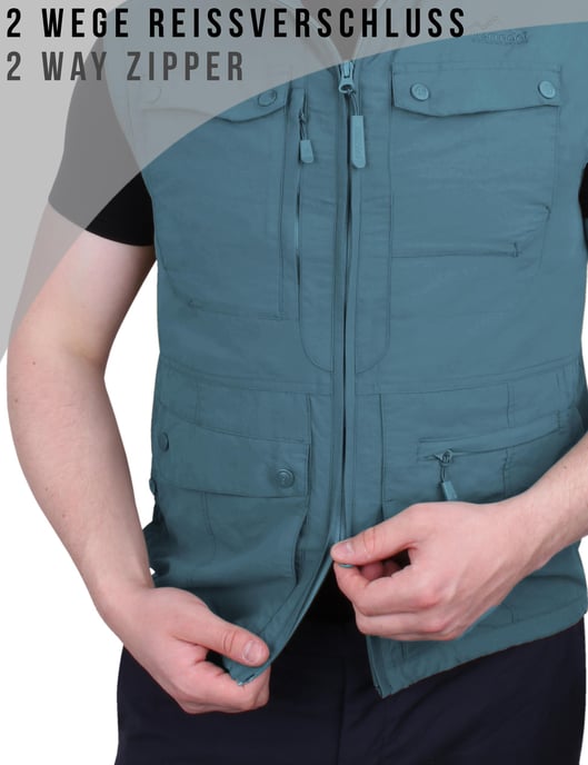 normani OUTDOOR SPORTS Herren Outdoor Weste Kudu - Image 3