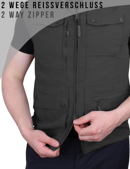 normani OUTDOOR SPORTS Herren Outdoor Weste Kudu - Image 3