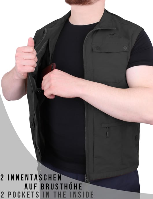 normani OUTDOOR SPORTS Herren Outdoor Weste Kudu - Image 4