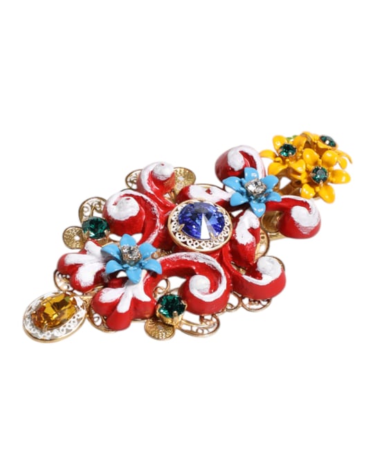 Dekorativer Emaille-Blumen-Anstecker - Image 5