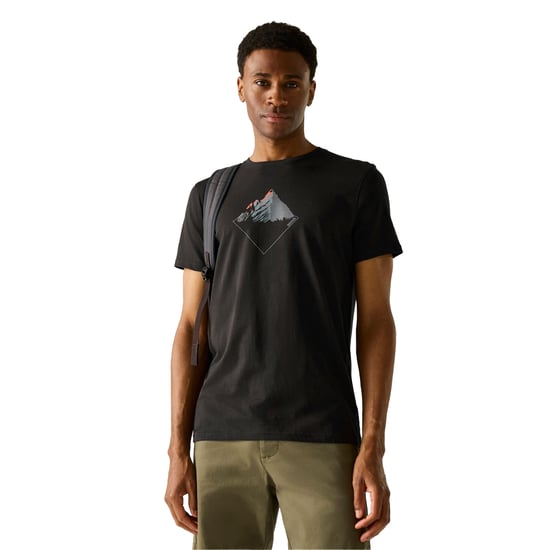 Regatta - "Breezed" T-Shirt für Herren (Schwarz) - Image 4