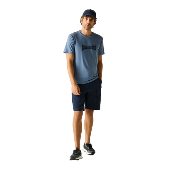Regatta - "Fingal" T-Shirt für Herren (Blassblau) - Image 4