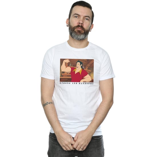 Disney - "Beauty And The Beast Handsome Brute" T-Shirt für Herren (Weiß) - Image 2