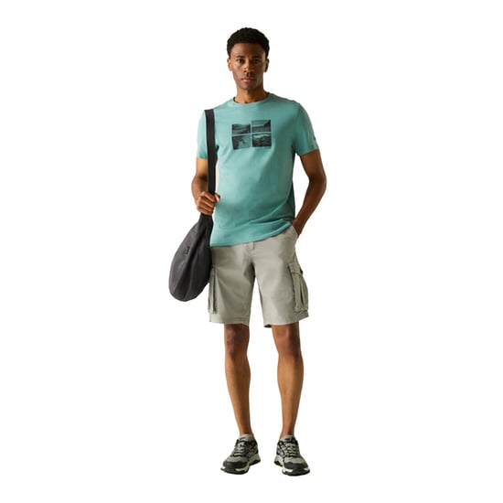 Regatta - "Breezed" T-Shirt für Herren (Arktis) - Image 4