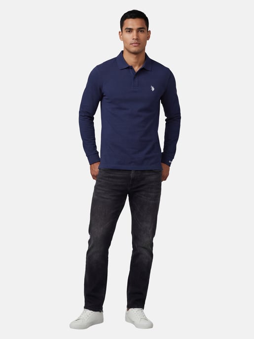 U.S. POLO ASSN. Herren Longsleeve Poloshirt aus Baumwoll-Elasthan - Image 4