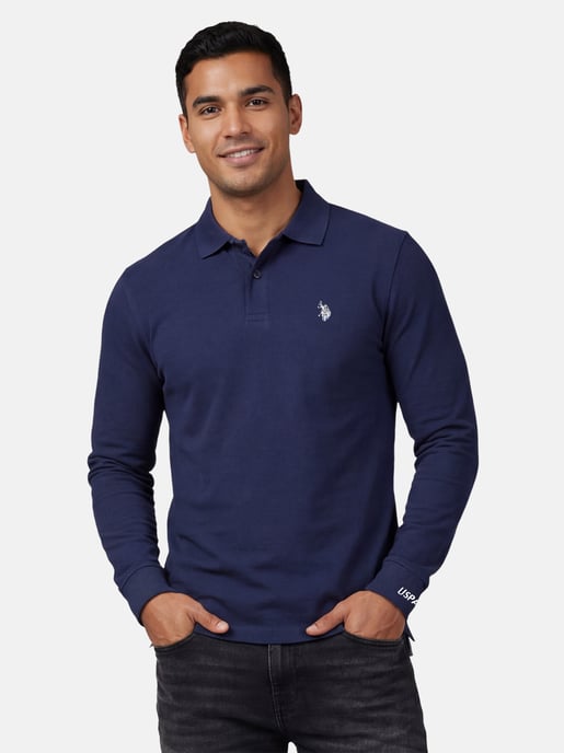 U.S. POLO ASSN. Herren Longsleeve Poloshirt aus Baumwoll-Elasthan - Image 5