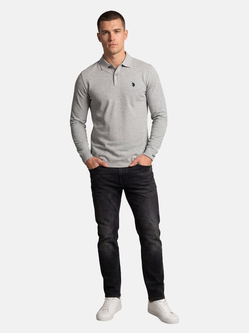 U.S. POLO ASSN. Herren Longsleeve Poloshirt aus Baumwoll-Elasthan - Image 4