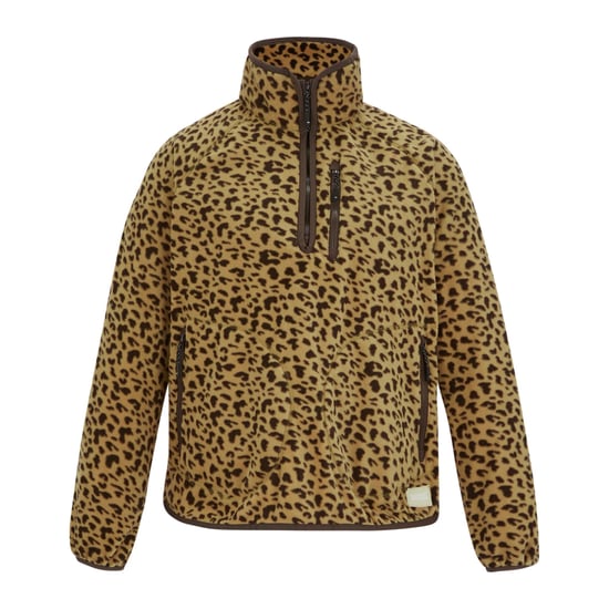 Regatta - "Frankie" Fleece-Oberteil für Damen, mit halbem Reißverschluss (Leopard) - Image 1
