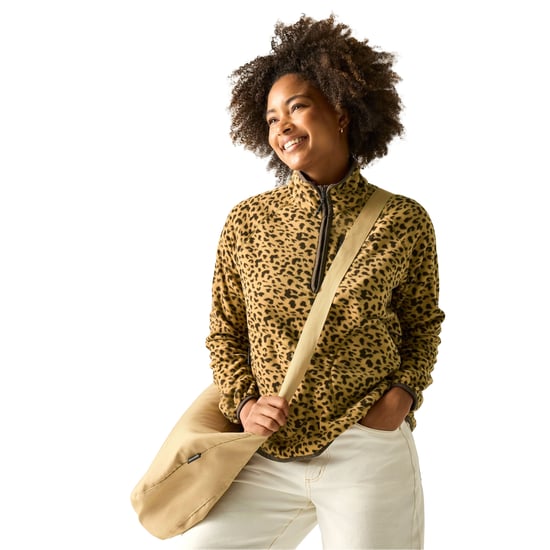 Regatta - "Frankie" Fleece-Oberteil für Damen, mit halbem Reißverschluss (Leopard) - Image 4