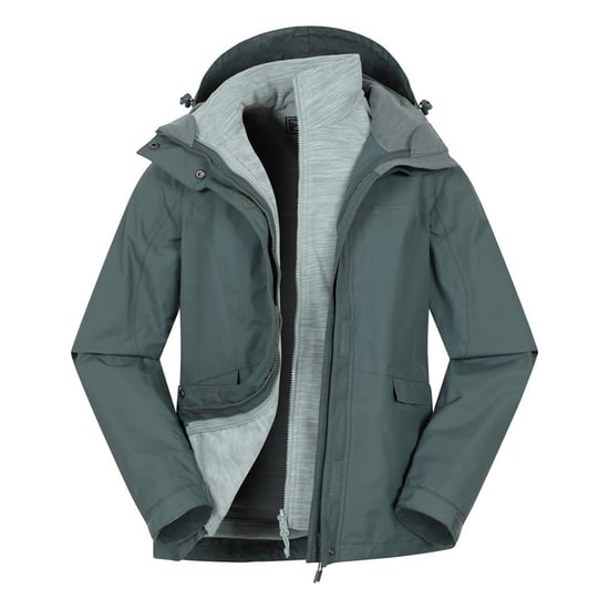 Mountain Warehouse - "Thunderstorm II" Jacke, wasserfest 3 in 1 für Damen (Helles Khaki) - Image 5