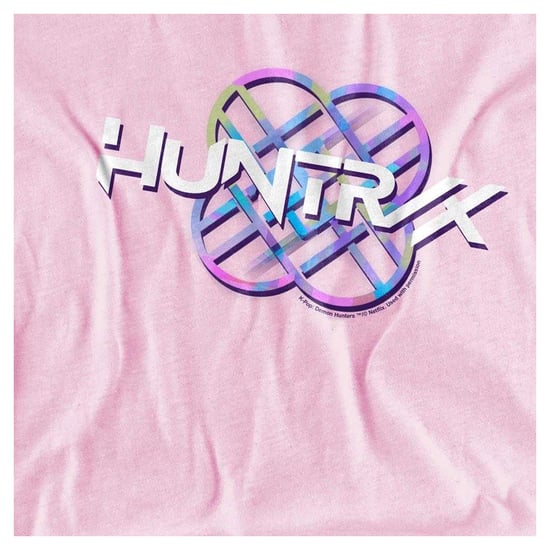 K-Pop Demon Hunters - T-Shirt für Kinder, Logo (Hellrosa) - Image 3