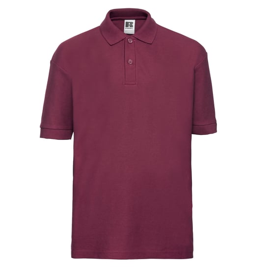Russell - Poloshirt für Kinder (Burgunderrot) - Image 1