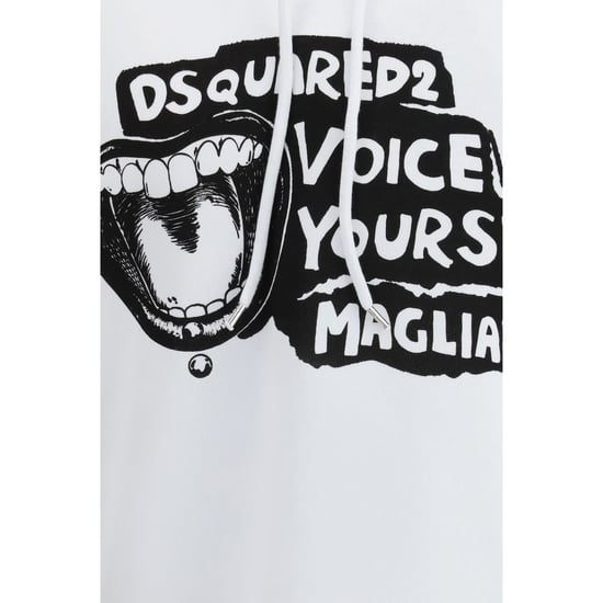 Dsquared² Weißes Baumwoll-Sweatshirt - Image 3