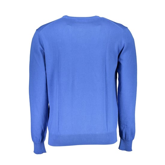 La Martina Blaue Baumwollstrickoberteil für Herren - Image 2
