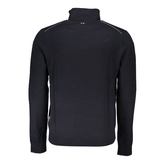 Napapijri Schwarzer Tessuto Herrenpullover mit hohem Kragen - Image 2
