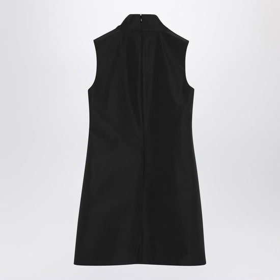 Schwarzes Mini-Kleid mit Schleife - Image 2