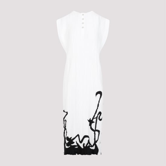 Ärmelloses plissiertes Midikleid - Image 2